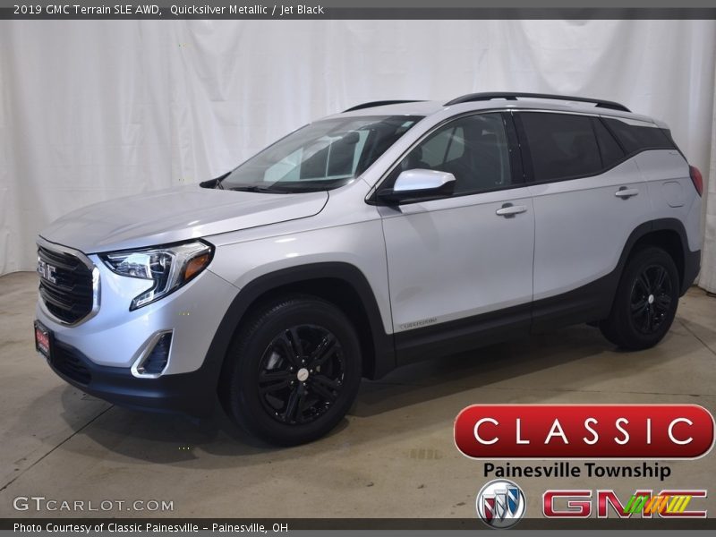 Quicksilver Metallic / Jet Black 2019 GMC Terrain SLE AWD