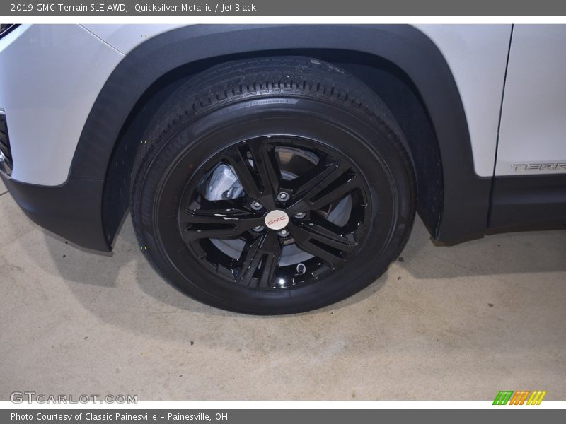 Quicksilver Metallic / Jet Black 2019 GMC Terrain SLE AWD