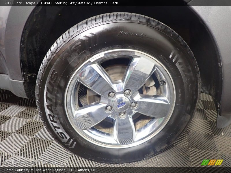 Sterling Gray Metallic / Charcoal Black 2012 Ford Escape XLT 4WD