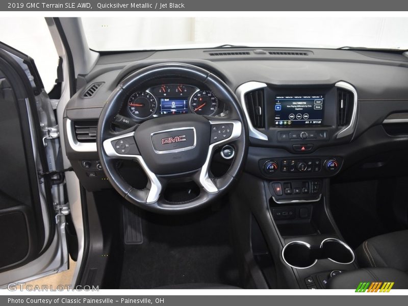 Quicksilver Metallic / Jet Black 2019 GMC Terrain SLE AWD