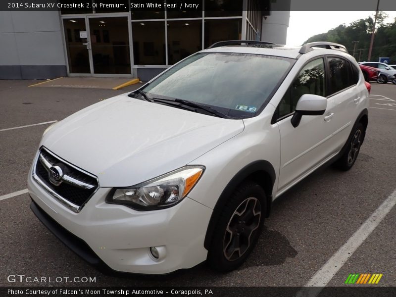 Satin White Pearl / Ivory 2014 Subaru XV Crosstrek 2.0i Premium