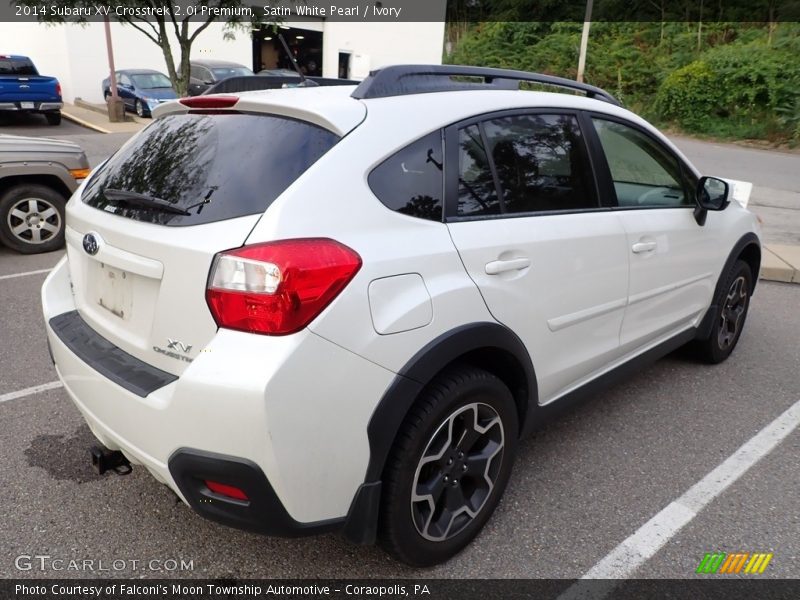 Satin White Pearl / Ivory 2014 Subaru XV Crosstrek 2.0i Premium