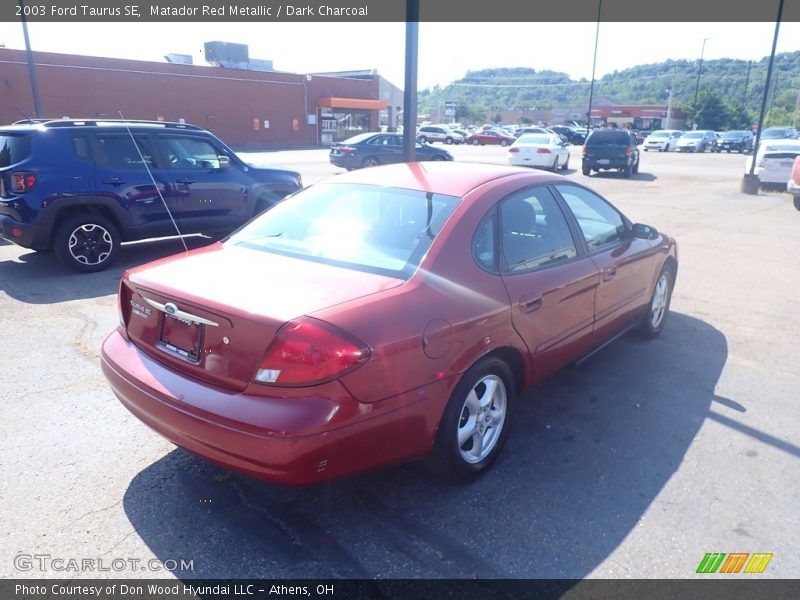 Matador Red Metallic / Dark Charcoal 2003 Ford Taurus SE