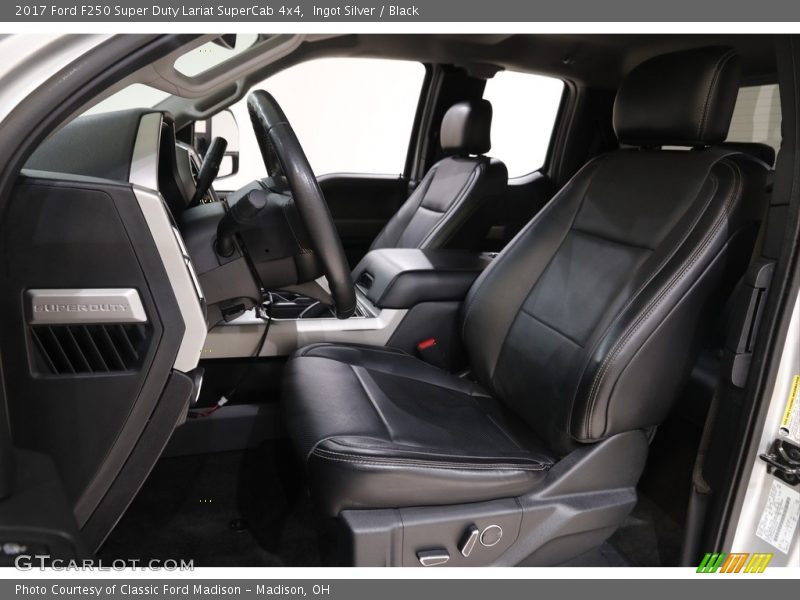 Ingot Silver / Black 2017 Ford F250 Super Duty Lariat SuperCab 4x4