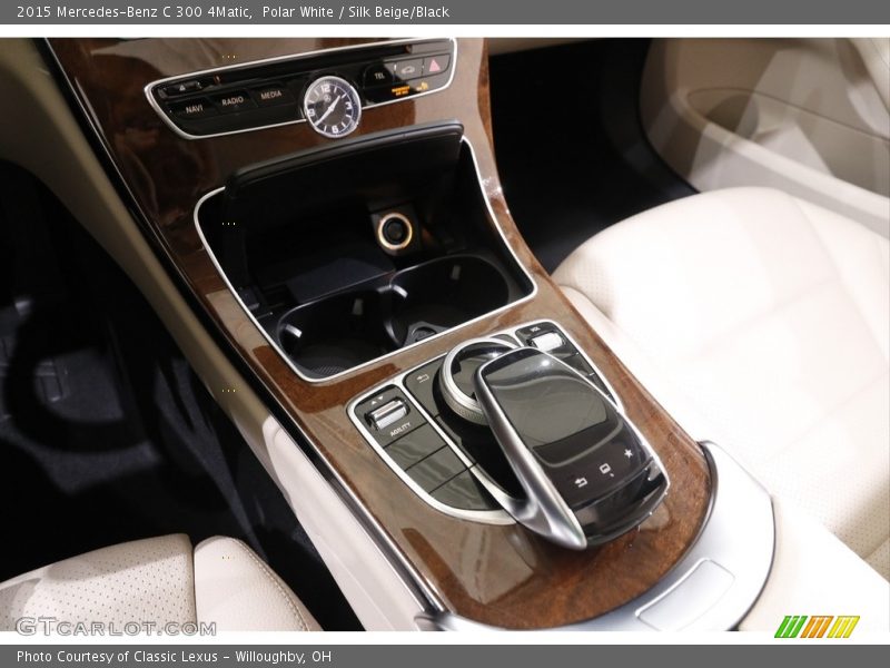 Polar White / Silk Beige/Black 2015 Mercedes-Benz C 300 4Matic