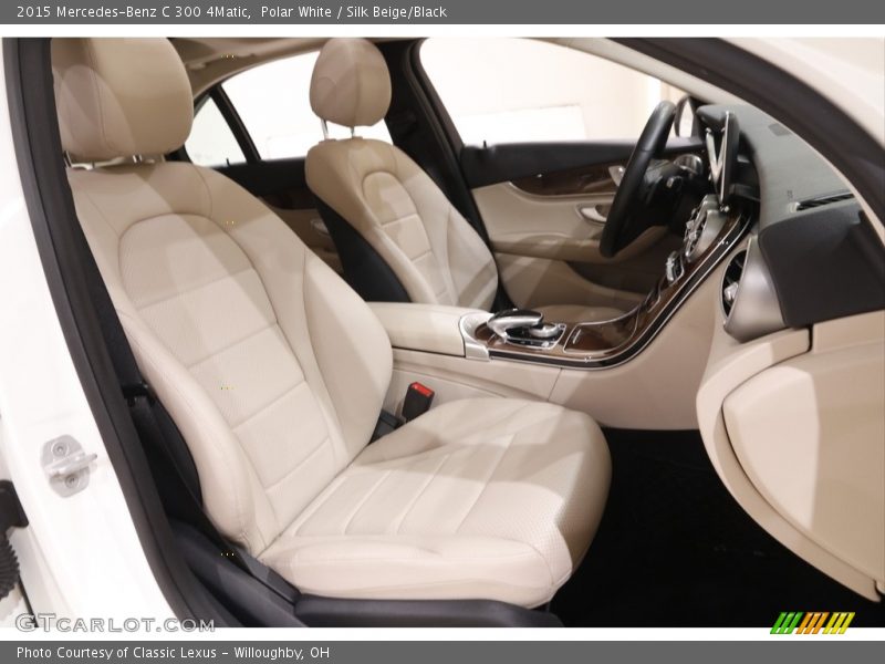 Polar White / Silk Beige/Black 2015 Mercedes-Benz C 300 4Matic