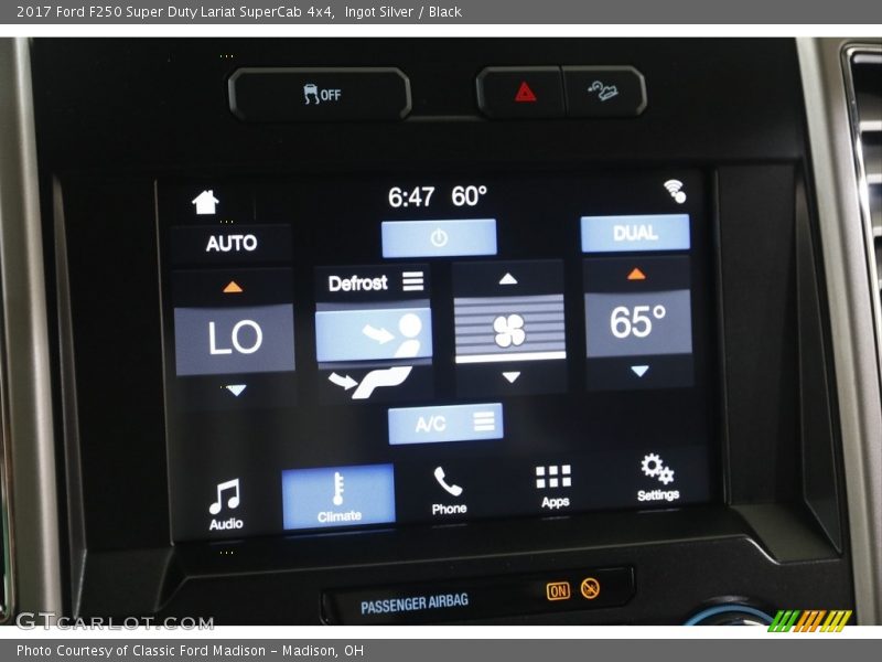 Ingot Silver / Black 2017 Ford F250 Super Duty Lariat SuperCab 4x4