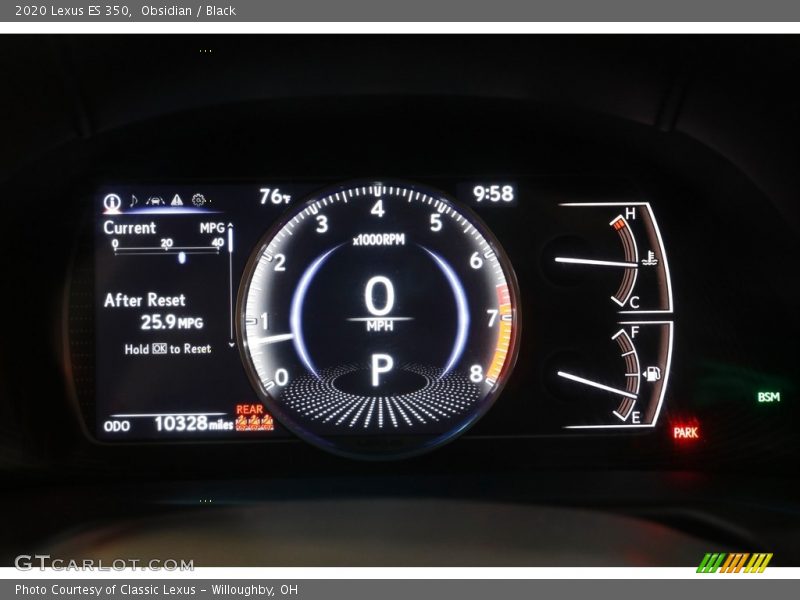  2020 ES 350 350 Gauges