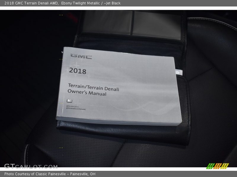Ebony Twilight Metallic / ­Jet Black 2018 GMC Terrain Denali AWD