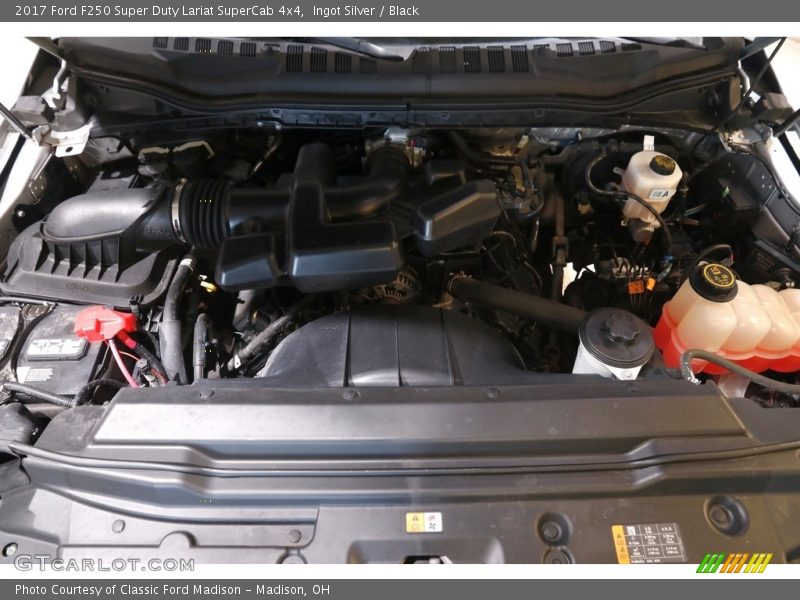 Ingot Silver / Black 2017 Ford F250 Super Duty Lariat SuperCab 4x4