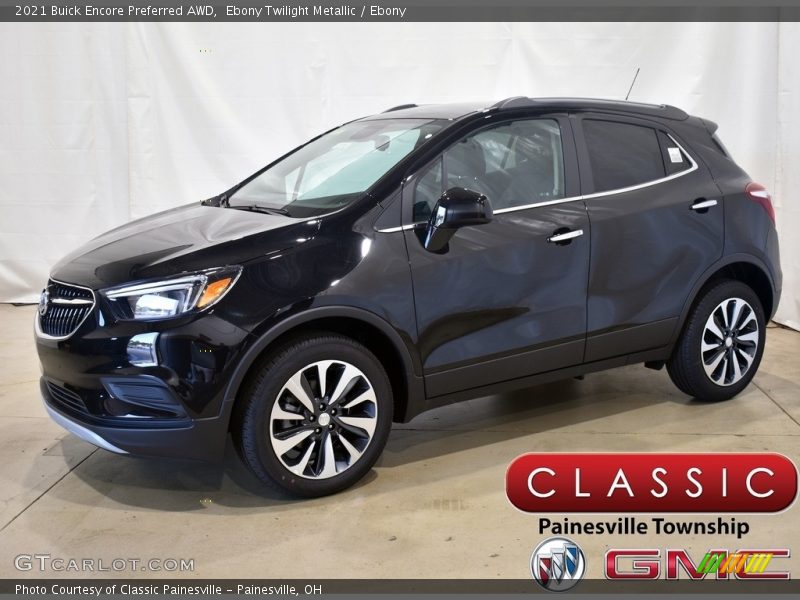 Ebony Twilight Metallic / Ebony 2021 Buick Encore Preferred AWD
