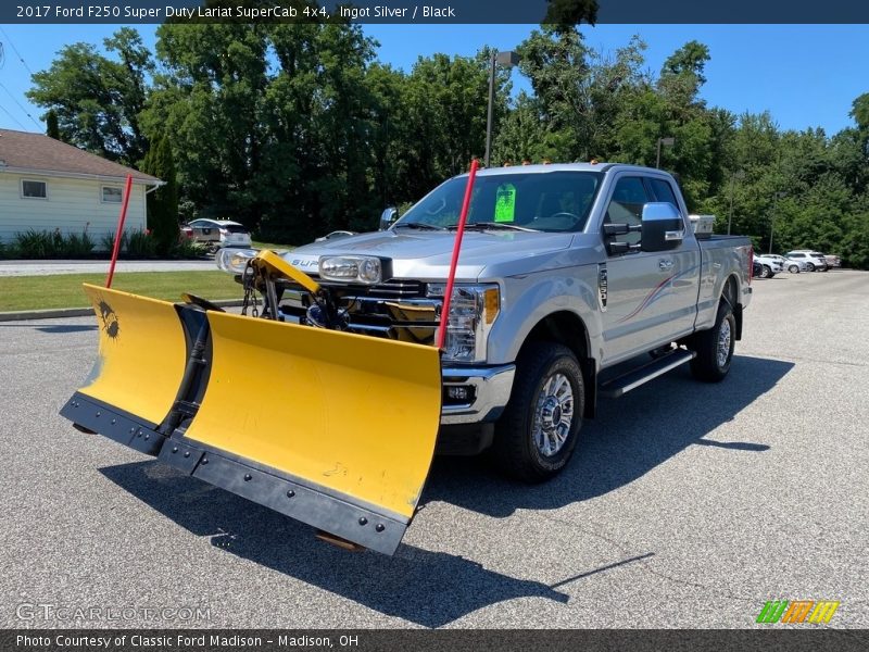 Ingot Silver / Black 2017 Ford F250 Super Duty Lariat SuperCab 4x4