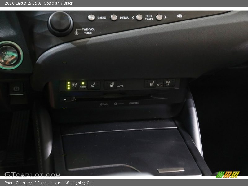 Obsidian / Black 2020 Lexus ES 350
