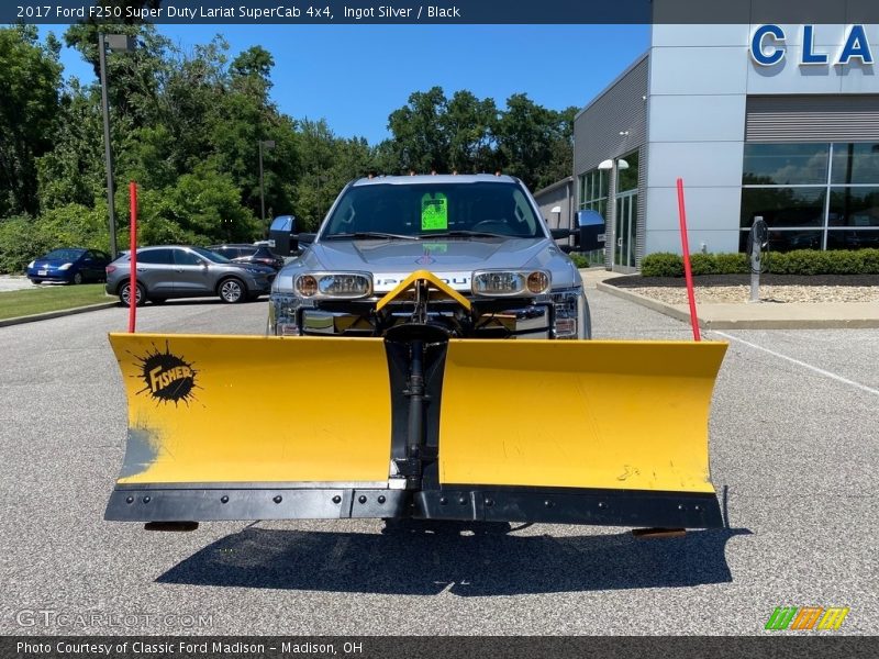 Ingot Silver / Black 2017 Ford F250 Super Duty Lariat SuperCab 4x4