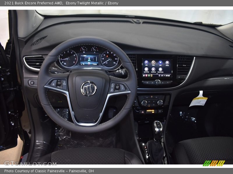 Ebony Twilight Metallic / Ebony 2021 Buick Encore Preferred AWD