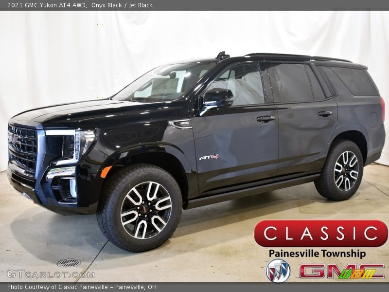 Onyx Black / Jet Black 2021 GMC Yukon AT4 4WD