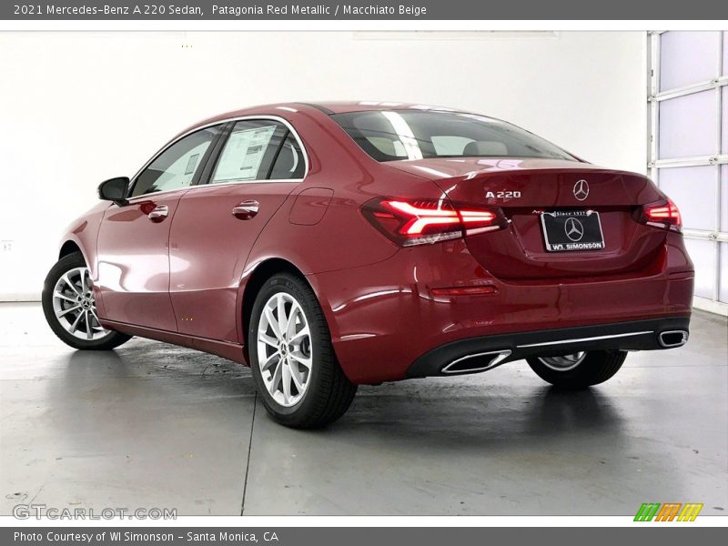 Patagonia Red Metallic / Macchiato Beige 2021 Mercedes-Benz A 220 Sedan