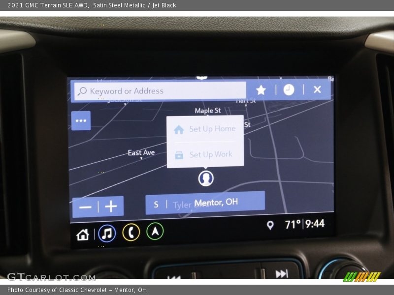 Satin Steel Metallic / Jet Black 2021 GMC Terrain SLE AWD