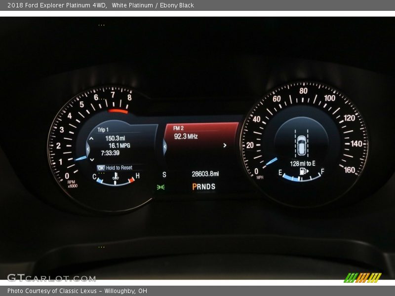White Platinum / Ebony Black 2018 Ford Explorer Platinum 4WD