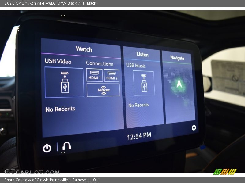 Onyx Black / Jet Black 2021 GMC Yukon AT4 4WD
