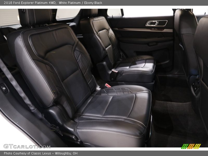 White Platinum / Ebony Black 2018 Ford Explorer Platinum 4WD