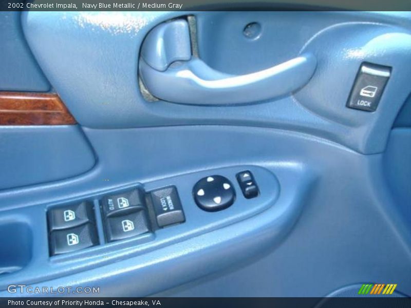 Navy Blue Metallic / Medium Gray 2002 Chevrolet Impala