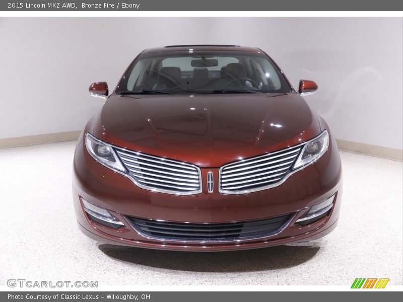 Bronze Fire / Ebony 2015 Lincoln MKZ AWD