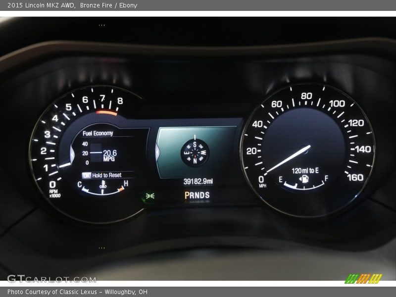  2015 MKZ AWD AWD Gauges
