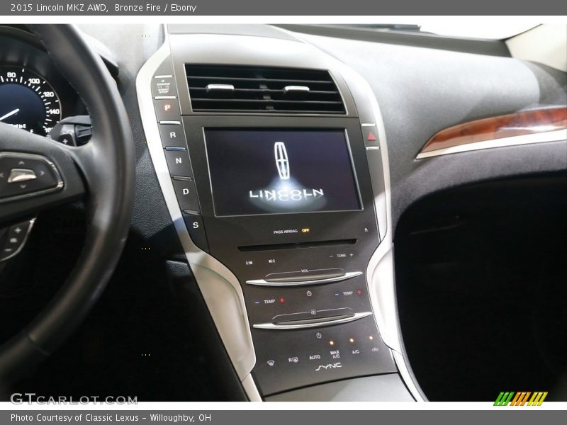 Controls of 2015 MKZ AWD