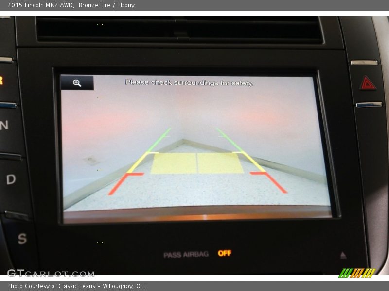 Bronze Fire / Ebony 2015 Lincoln MKZ AWD