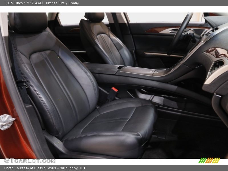 Bronze Fire / Ebony 2015 Lincoln MKZ AWD