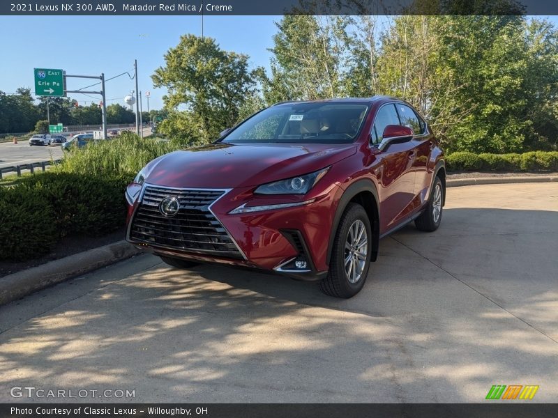 Matador Red Mica / Creme 2021 Lexus NX 300 AWD