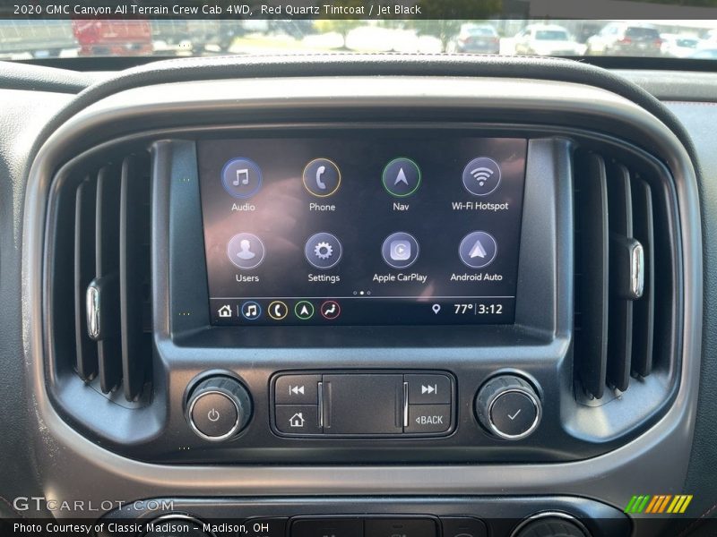 Controls of 2020 Canyon All Terrain Crew Cab 4WD