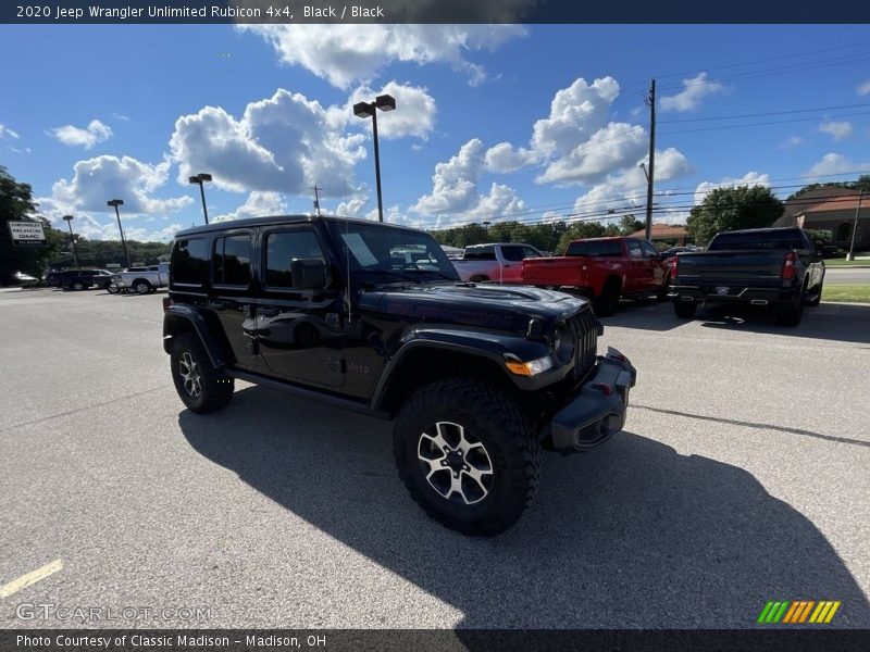 Black / Black 2020 Jeep Wrangler Unlimited Rubicon 4x4