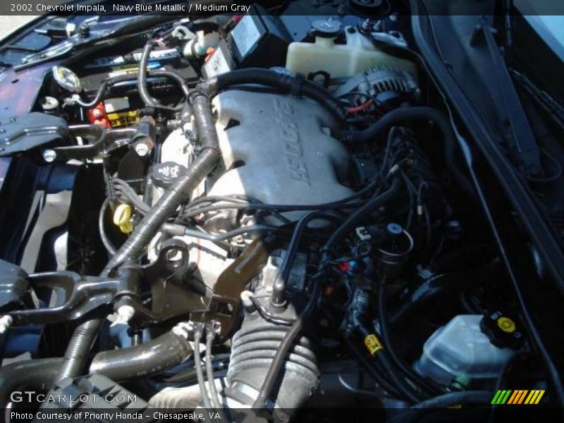 Navy Blue Metallic / Medium Gray 2002 Chevrolet Impala