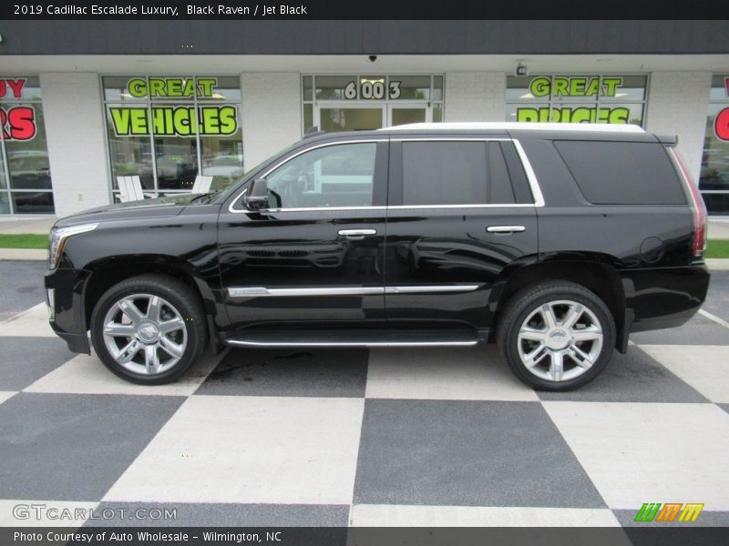 Black Raven / Jet Black 2019 Cadillac Escalade Luxury