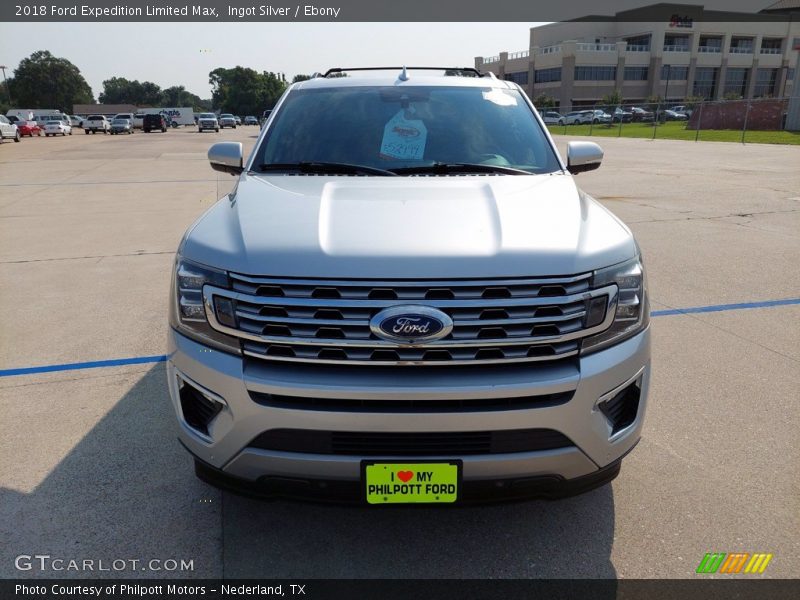 Ingot Silver / Ebony 2018 Ford Expedition Limited Max