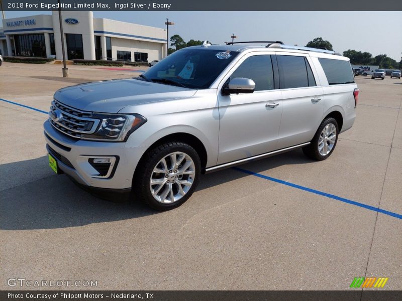Ingot Silver / Ebony 2018 Ford Expedition Limited Max