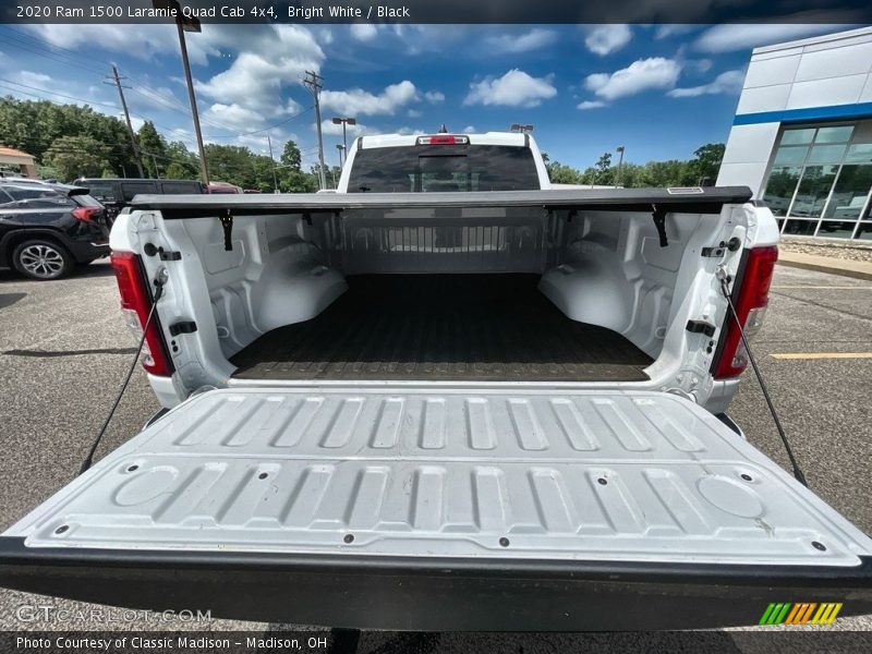 Bright White / Black 2020 Ram 1500 Laramie Quad Cab 4x4