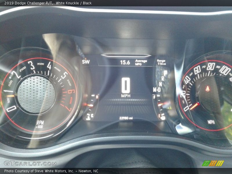 White Knuckle / Black 2019 Dodge Challenger R/T