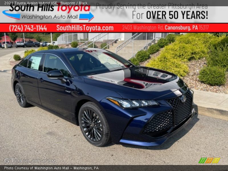 Blueprint / Black 2021 Toyota Avalon Hybrid XSE