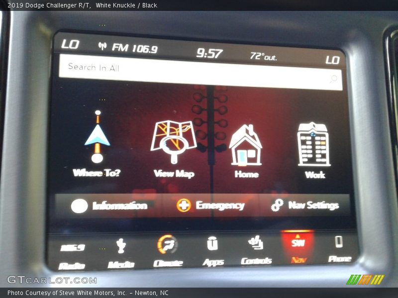 White Knuckle / Black 2019 Dodge Challenger R/T