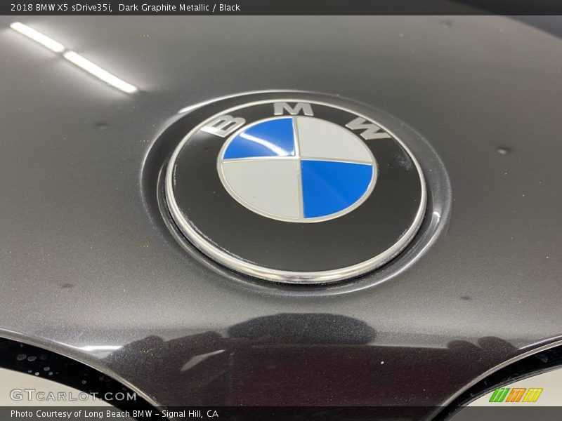 Dark Graphite Metallic / Black 2018 BMW X5 sDrive35i