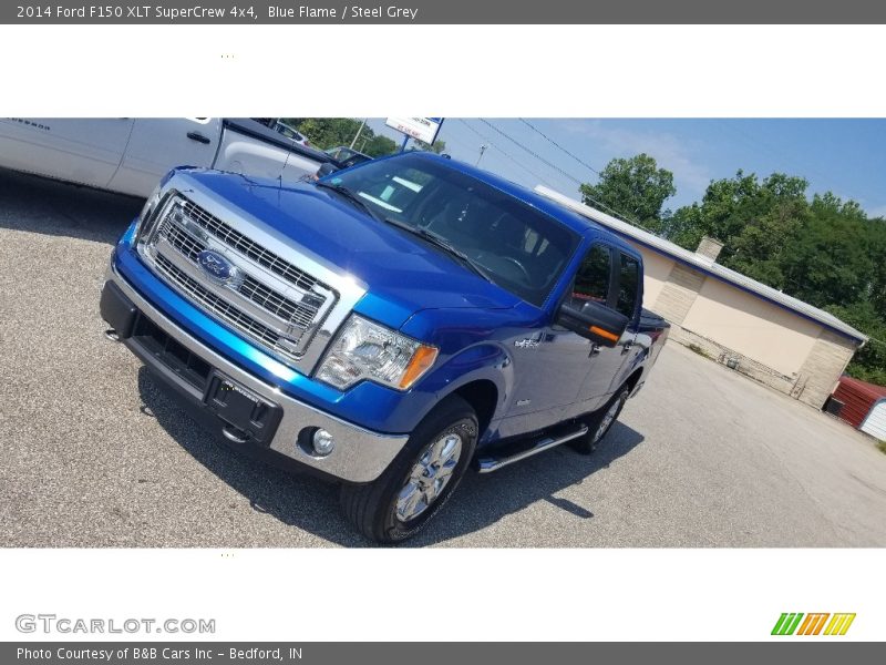 Blue Flame / Steel Grey 2014 Ford F150 XLT SuperCrew 4x4