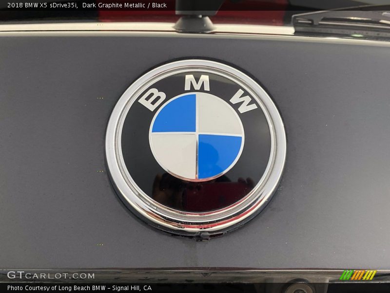 Dark Graphite Metallic / Black 2018 BMW X5 sDrive35i