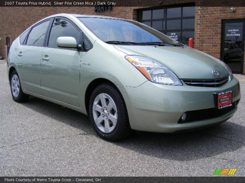 Silver Pine Green Mica / Dark Gray 2007 Toyota Prius Hybrid