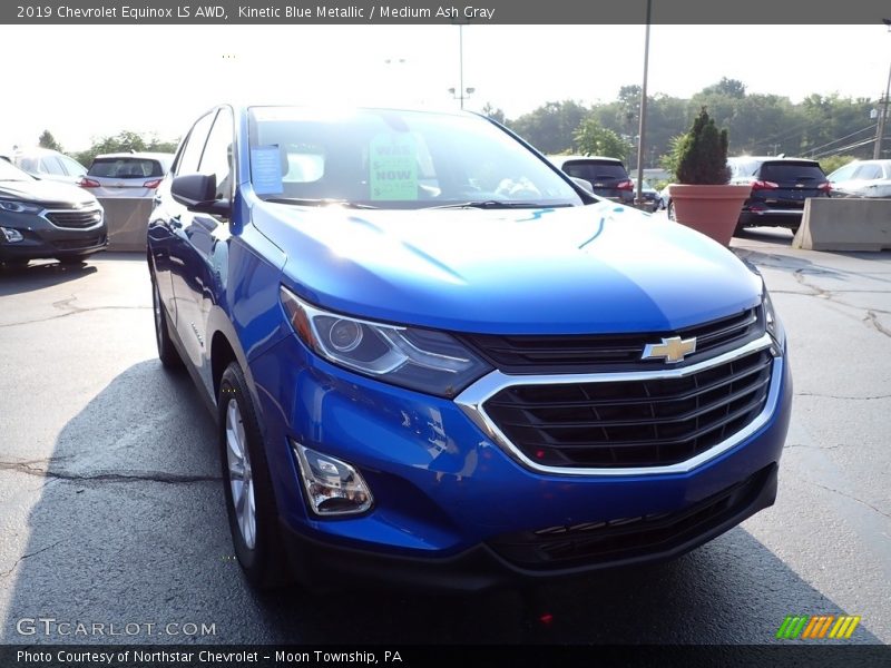 Kinetic Blue Metallic / Medium Ash Gray 2019 Chevrolet Equinox LS AWD