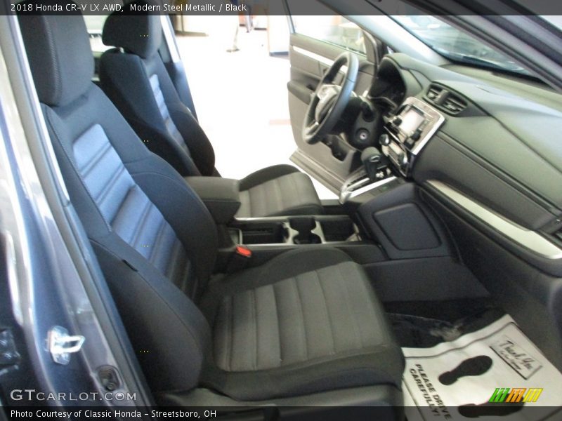 Modern Steel Metallic / Black 2018 Honda CR-V LX AWD