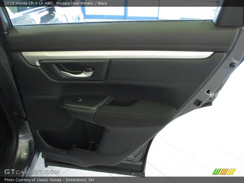 Modern Steel Metallic / Black 2018 Honda CR-V LX AWD