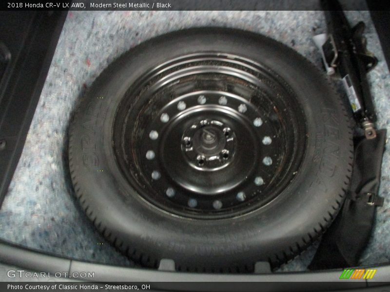 Modern Steel Metallic / Black 2018 Honda CR-V LX AWD